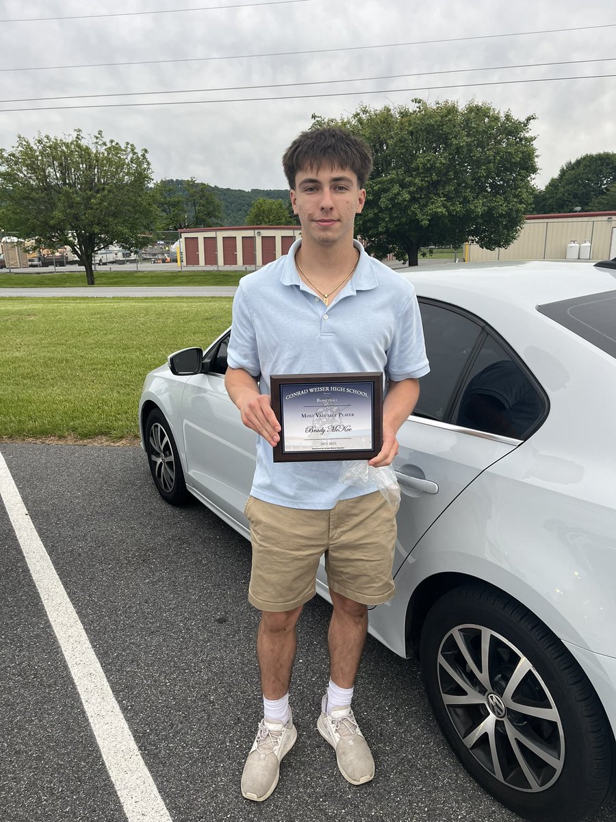 Brady McKee (@bradymckee2025) on Twitter photo Basketball MVP award at tonight’s All Sports Awards ceremony. Thank you to my coaches, been an honor to represent <a href="/WeiserBoysHoops/">Conrad Weiser Boys Basketball</a> Basketball MVP award at tonight’s All Sports Awards ceremony. Thank you to my coaches, been an honor to represent <a href="/WeiserBoysHoops/">Conrad Weiser Boys Basketball</a>