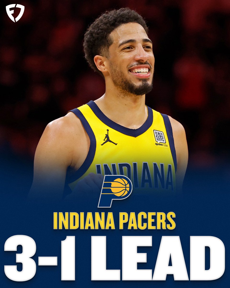 FanDuel's tweet photo. THE PACERS TAKE A 3-1 LEAD OVER THE KNICKS 🤯 https://t.co/I6aFSzkryY
