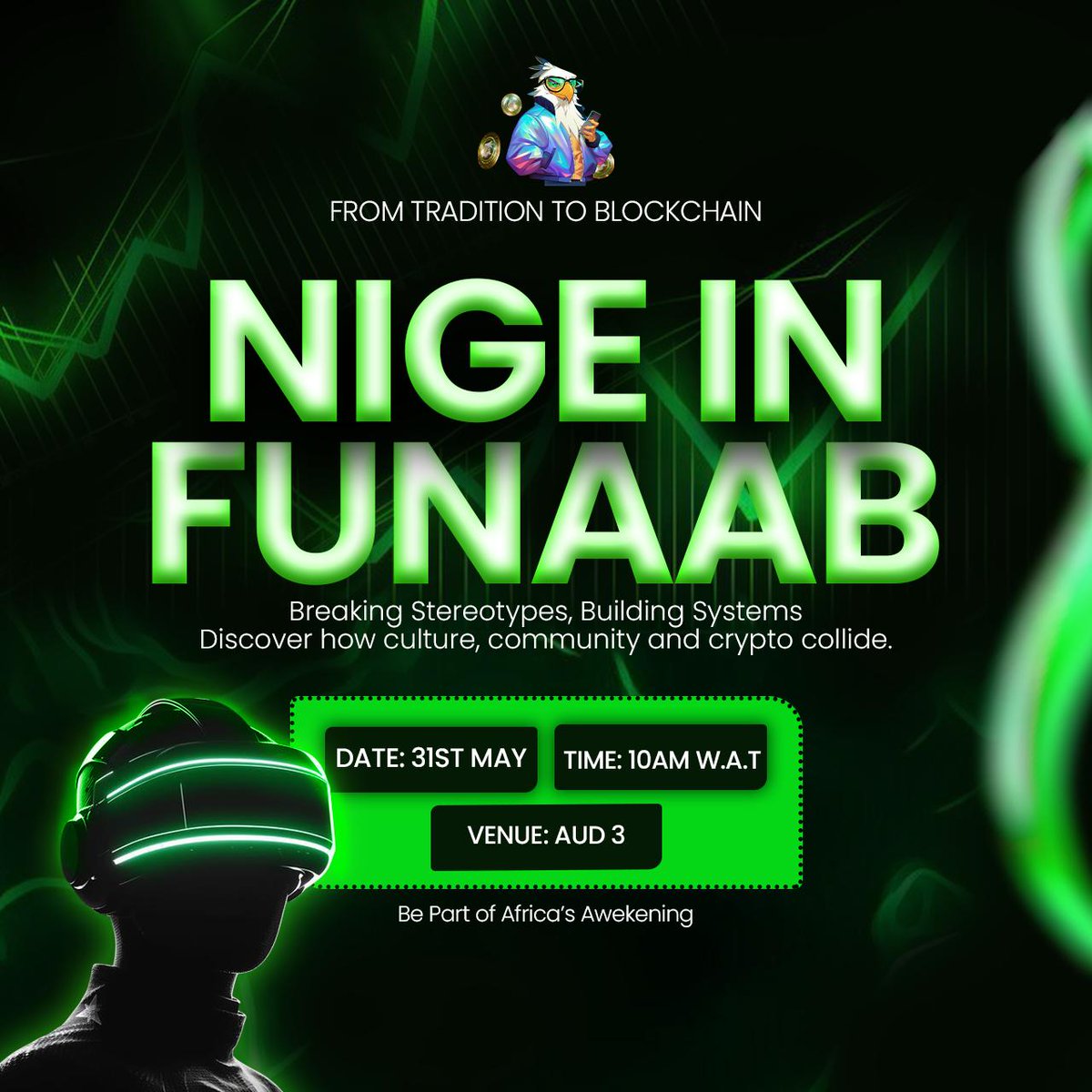 Web3 is landing at FUNAAB! 🔥

<a href="/Nigecoin/">Nige</a> is bringing the heat

 May 31st is the code
📍 FUNAAB, Abeokuta

What to expect 
• Talks
• Onboarding 
• Giveaways
• Real connections

Be there.