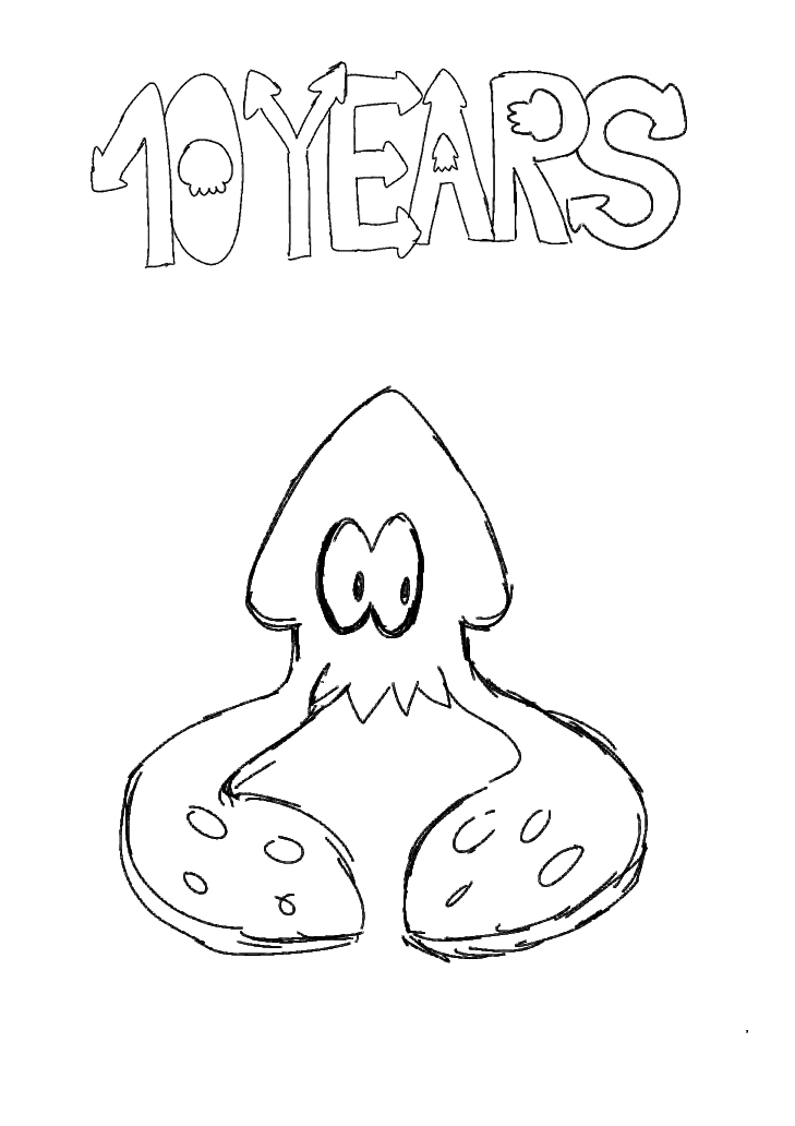 Konsak0's tweet photo. #Splatoon10thAnniversary 
Grew up w/ this, congrats to Splatoon on 10 years! https://t.co/vvN5S9dC60