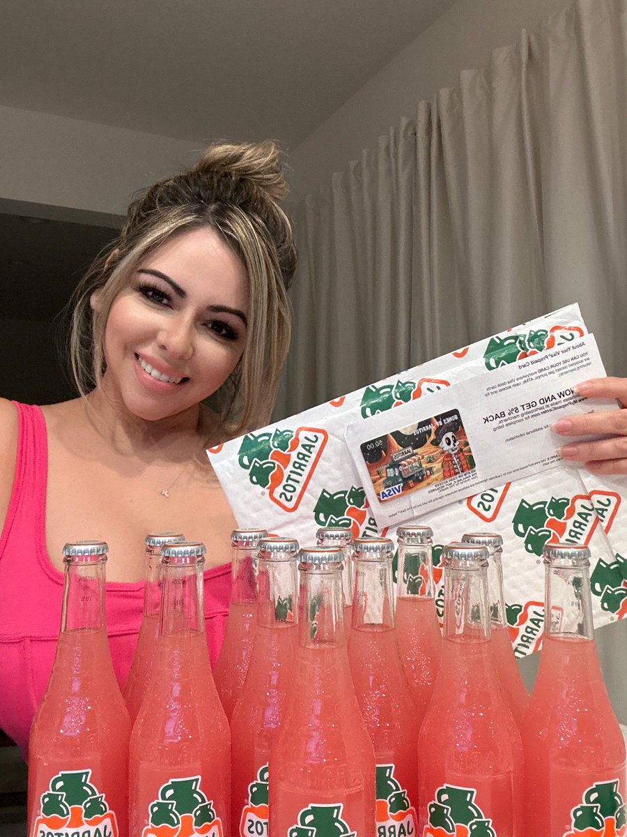 Messy hair, don’t care 🤷🏼‍♀️ cause I just got blessed with a case of Guava <a href="/Jarritos/">Jarritos</a> &amp;  a $50 #TacoTuesday gift card.
Bones by Jarritos said: utility, but make it tasty. 😋 By joining the 🦴’s Familia, you’re not just a fan or an nft holder. You’re part of something deliciously