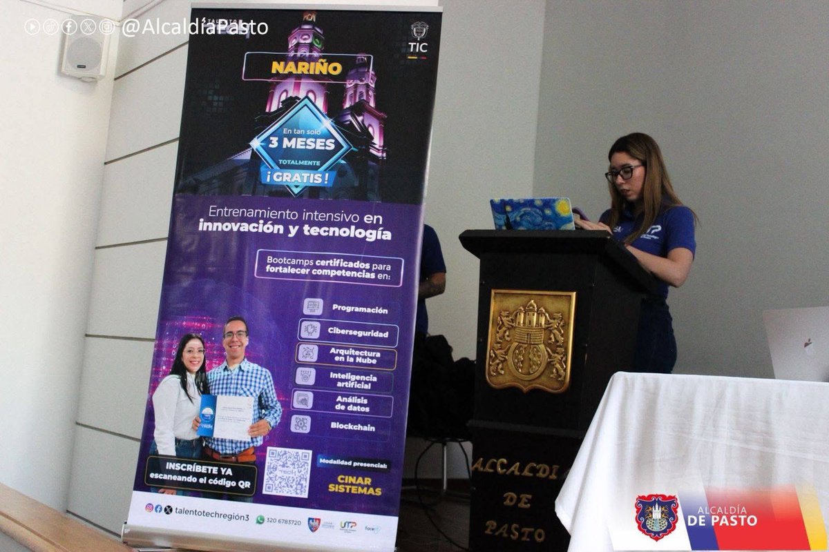 alcaldiapasto's tweet image. Las juventudes de #Pasto le dijeron sí al futuro e iniciaron su proceso de inscripción al programa #TalentoTech del Ministerio TIC y la Universidad Tecnológica de Pereira.
Gracias a quienes se matricularon para formarse GRATIS en programación, inteligencia artificial.