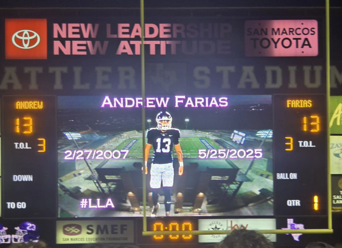 La_LunaSMHS's tweet image. It is with heavy hearts that we share the tragic loss of Andrew Farias. Andrew was a recent SMHS graduate whose loss in our community is immeasurable. Our deepest condolences and prayers are with the family. When one Rattler hurts, we all hurt!
We are #RATTLERNATION 💜🐍