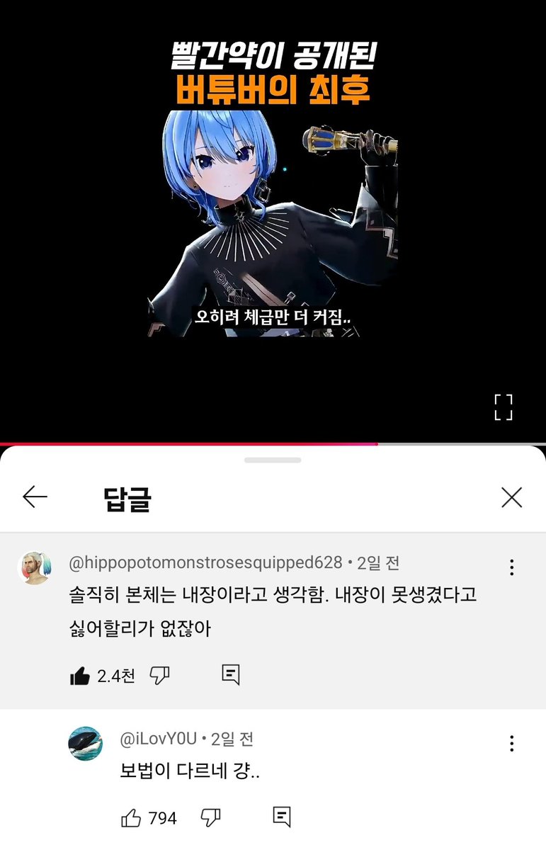 근래 인터넷에서 본 씹덕발언중에 진짜 톱클래스급 개쌉명언이다