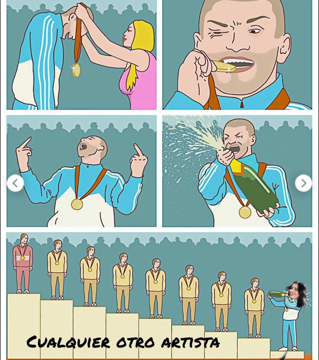 Literalmente como se ve Lali con las boludeces que hace