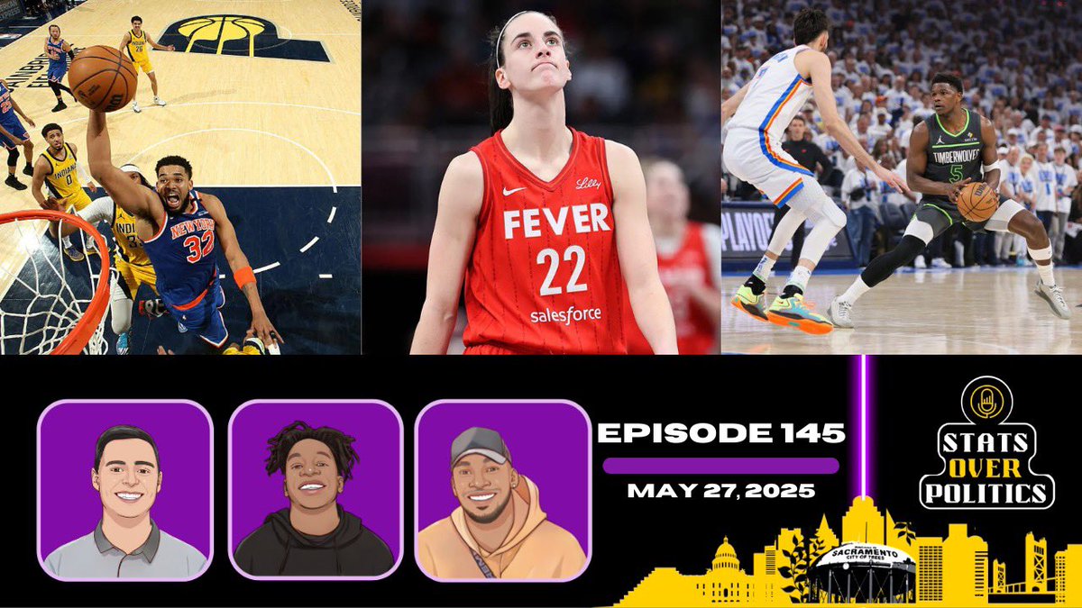 Episode 145 of #statsoverpolitics is now live ❗️#yescers #Thunderup #NewYorkForever #WolvesBack #WNBATwitter #wnba #nba #NBAPlayoffs 
youtube.com/live/uI5SZDffS…