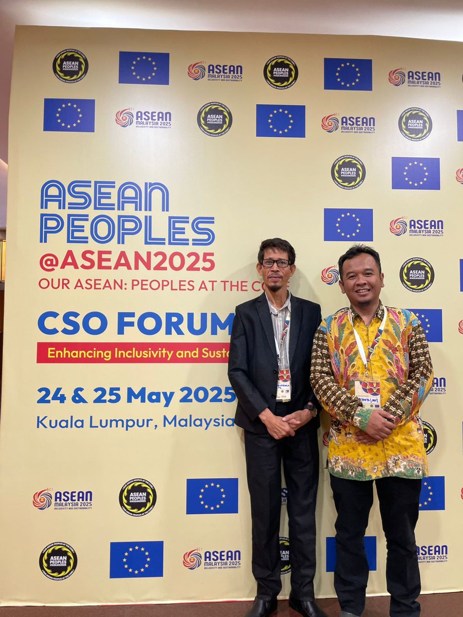 It was a honour to participate t #ASEANPeoples2025 focused on fostering inclusive, democratic, and equitable solutions for ASEAN communities. 

A big thank you to the organizers and all participants for the meaningful exchanges!