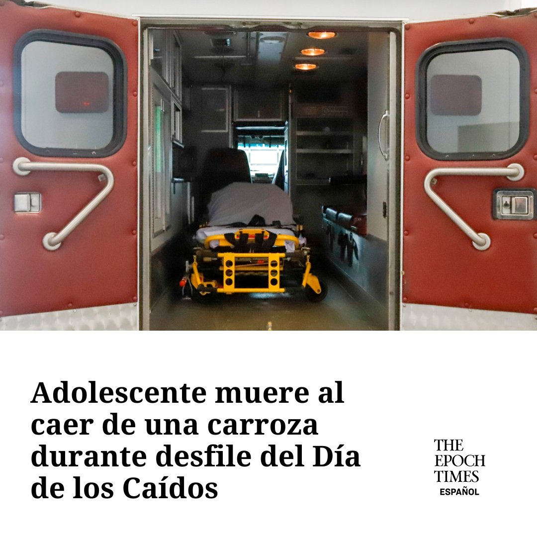 Tras la caída, el infortunado adolescente fue impactado, lo que provocó una tragedia inesperada. #Adolescente #muerte #carroza #desfile #DiadelosCaidos 
  🔴MIRA AHORA👉 epochtim.es/hs9e1q