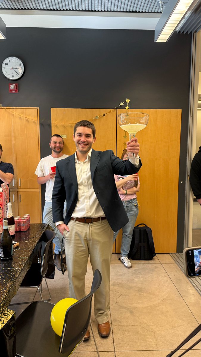 Congrats to Dr. Austin Hopiavuori for giving a masterful dissertation seminar today and being McKinnie lab PhD #2! Austin has done phenomenal work on biosynthetic non-heme iron enzymes and helped quarterback our inaugural CURE lab last year. Very proud of you Dr. Hopiavuori!