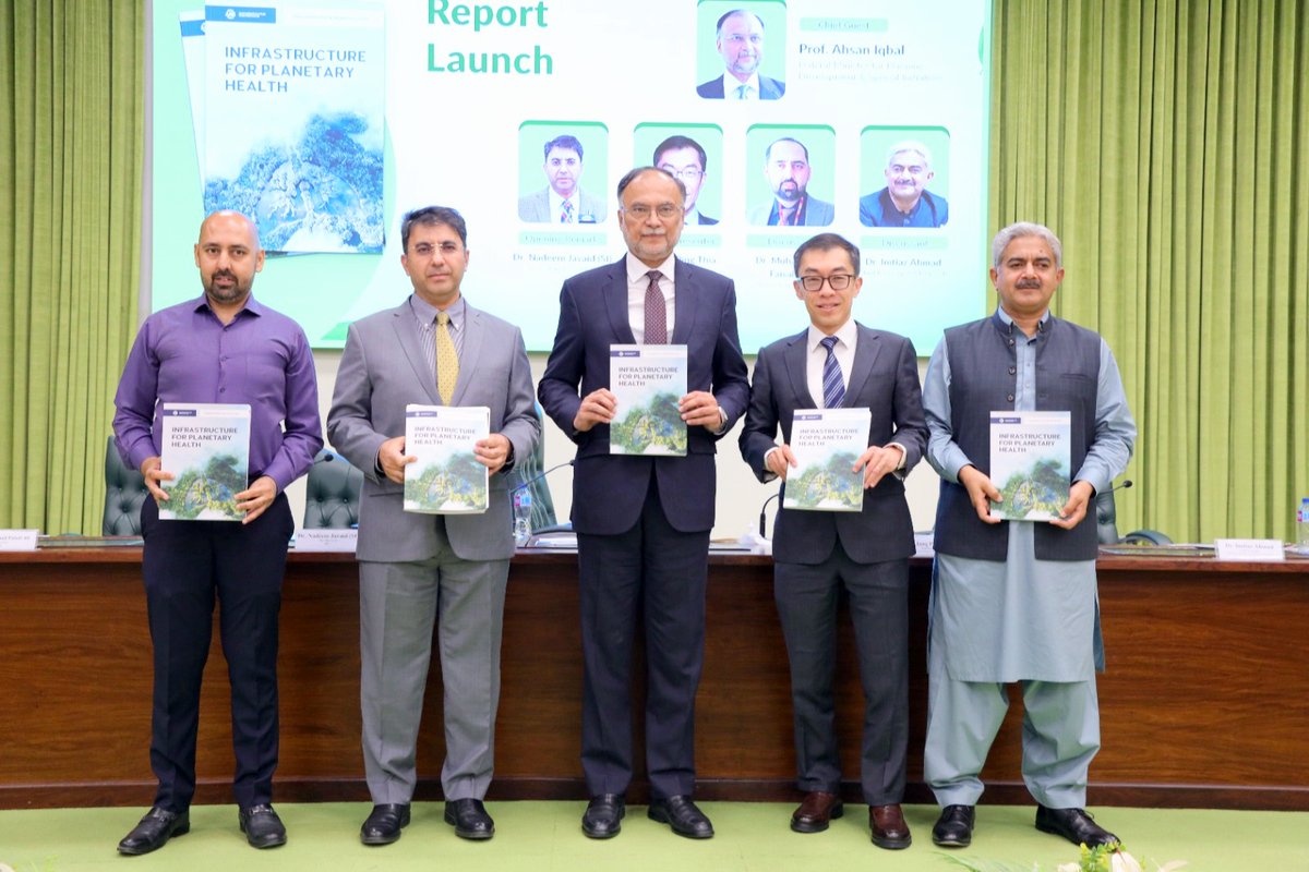 Pakistan Institute of Development Economics (PIDE) (@pidepk) on Twitter photo Infrastructure for Planetary Health: A New Paradigm in Climate-Resilient Development
In a bold and urgent call to action, <a href="/PIDEpk/">Pakistan Institute of Development Economics (PIDE)</a> and <a href="/AIIB_Official/">AIIB</a> launched the Asian Infrastructure Finance 2025 report under the visionary theme: "Infrastructure for Planetary Health."
Federal Infrastructure for Planetary Health: A New Paradigm in Climate-Resilient Development
In a bold and urgent call to action, <a href="/PIDEpk/">Pakistan Institute of Development Economics (PIDE)</a> and <a href="/AIIB_Official/">AIIB</a> launched the Asian Infrastructure Finance 2025 report under the visionary theme: "Infrastructure for Planetary Health."
Federal