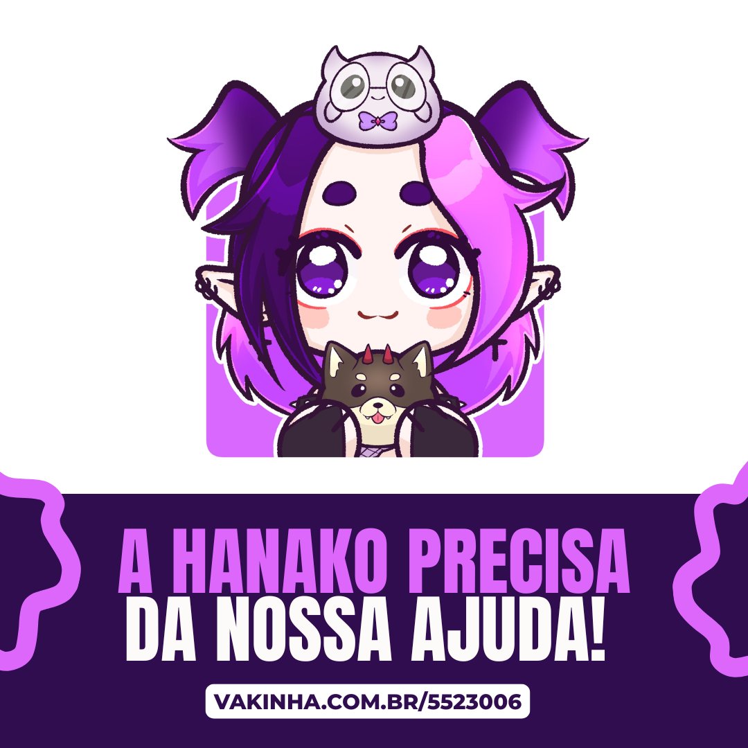 Kira 🥨 Kara (@kirakaraproject) on Twitter photo Nós da Kira Kara criamos uma Vakinha para prestar auxílio a nossa integrante <a href="/HanakoAwing/">Hanako | Kira ★ Kara</a>
Ela está sendo impedida de trabalhar devido ao constante roubo de cabos de internet em sua região, e está urgentemente precisando se mudar.
Ajude compartilhando
vakinha.com.br/5523006 Nós da Kira Kara criamos uma Vakinha para prestar auxílio a nossa integrante <a href="/HanakoAwing/">Hanako | Kira ★ Kara</a>
Ela está sendo impedida de trabalhar devido ao constante roubo de cabos de internet em sua região, e está urgentemente precisando se mudar.
Ajude compartilhando
vakinha.com.br/5523006