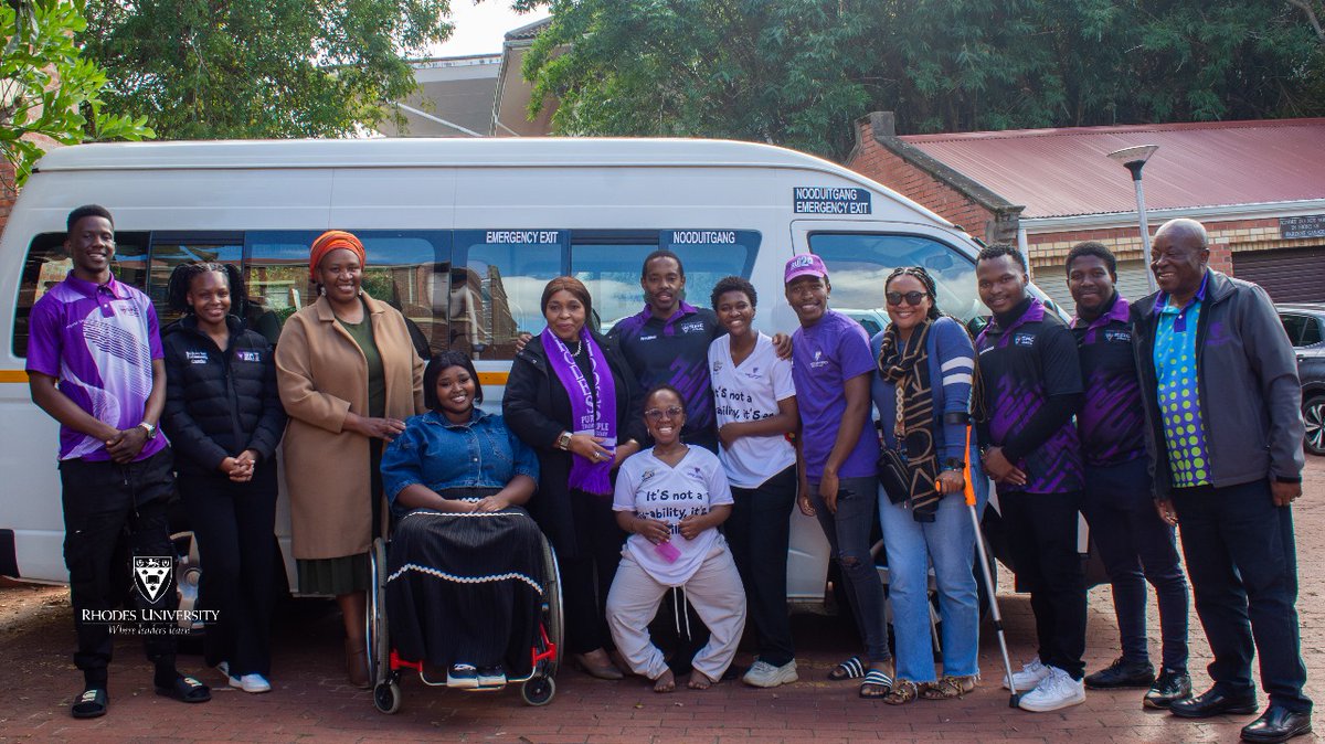 Rhodes_Uni's tweet photo. [NEWS]: Providing an accessible bus is the culmination of a joint effort between the Division of Student Services and Development (DSSD) and the Student Representative Council (SRC) of 2024.

Its delivery was succeeded by the recent #Monday2Monday Movement advocacy campaign, aimed at helping raise disability awareness and promote greater accessibility and inclusivity for people with disabilities at Rhodes University. The campaign also aimed to understand diverse disabilities. 

🔗 https://t.co/cOPO5bsrk6