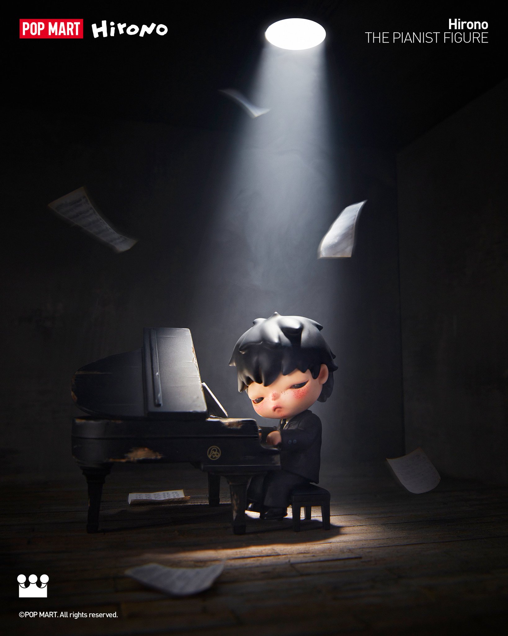 Hirono The Pianist Figure - POP MART (United States)