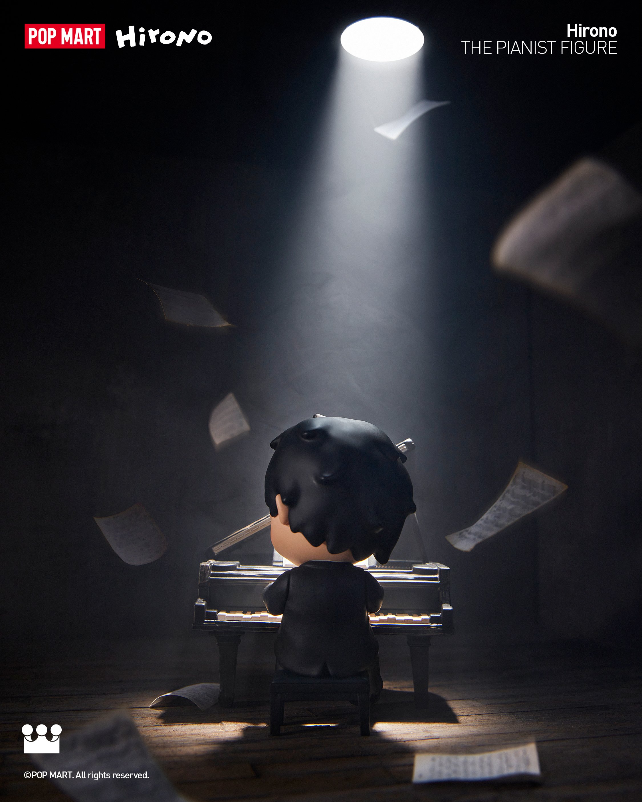 Hirono The Pianist Figure - POP MART (United States)