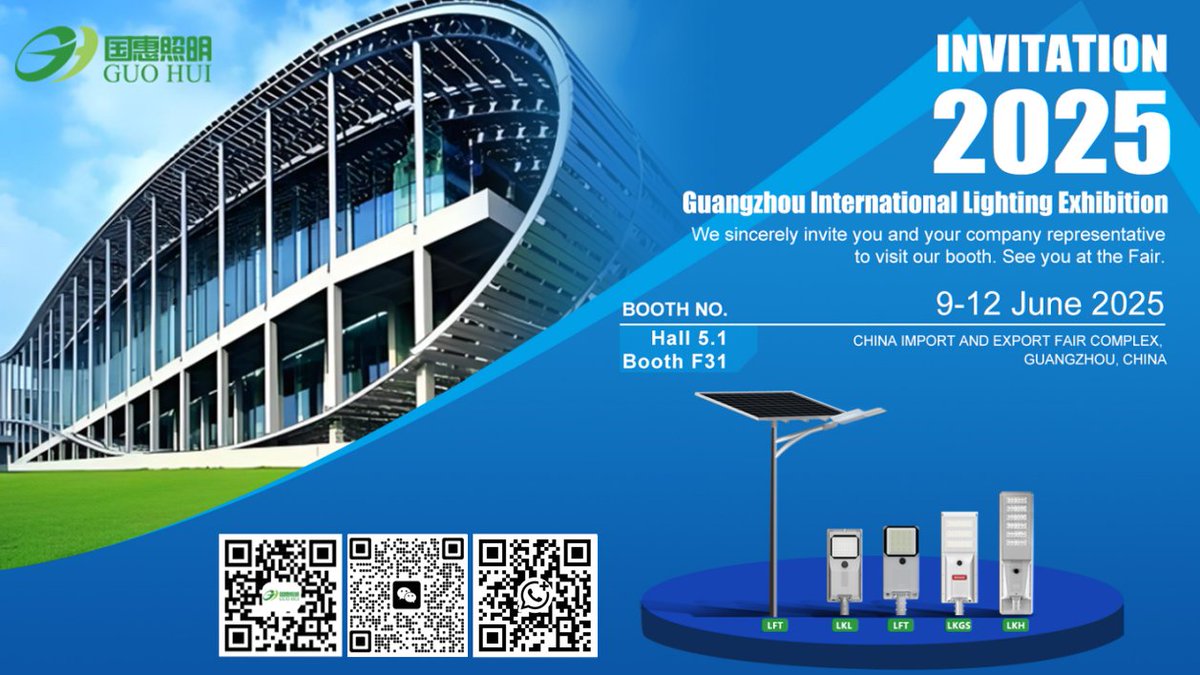 Hello, dear clients and friends, expecting to meeting together at GILE!
let's "Shine Bright, Go Green: Harness the Power of the Sun with Our Solar Street Lights!"