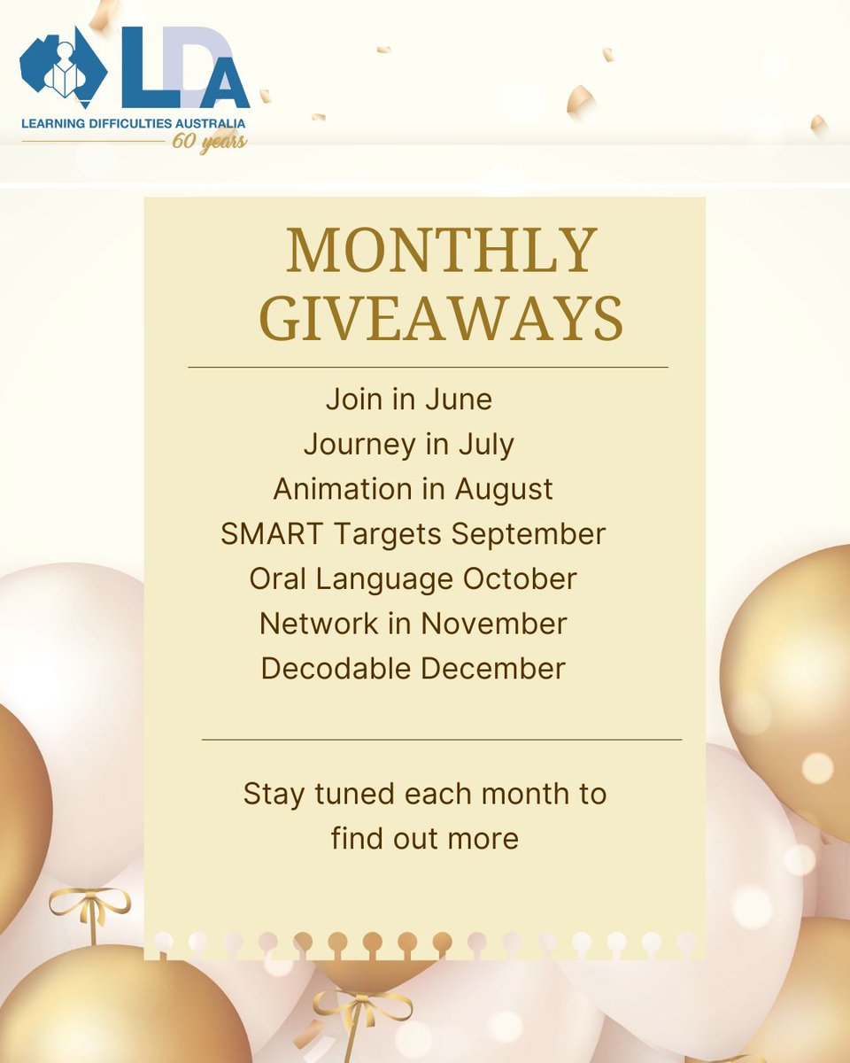 🎉 LDA is turning 60 — and we’re celebrating all year long!

To say thank you, we’re running monthly giveaways and planning some exciting surprises along the way.

Just follow us here, join our mailing list, or become a member, and you’ll be the first to hear about all the fun.