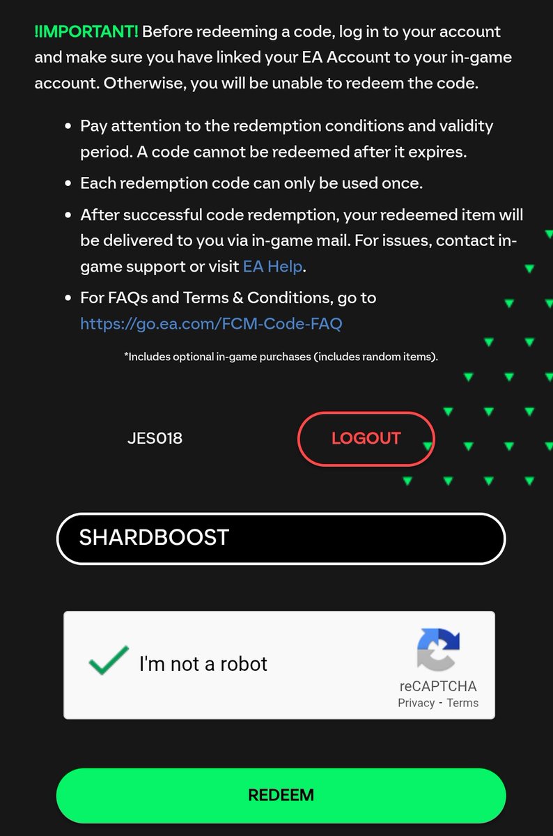 JES018FCM's tweet photo. 🚨FC Mobile Redeem code is live 🚨
Code 👉 SHARDBOOST
Redeem your reward from https://t.co/jD5vuDYnsn
28-05-2025
#fcmobileredeemcode #redeemcode https://t.co/iIAVBSB4sL