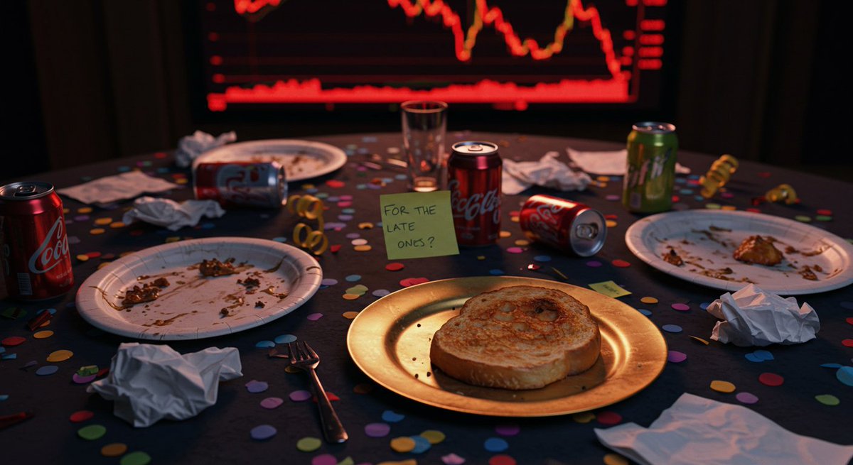 Crust_sol's tweet image. $Crust isn’t a reward.

It’s the consequence.

You don’t hold it to win.

You hold it because you were late — again.