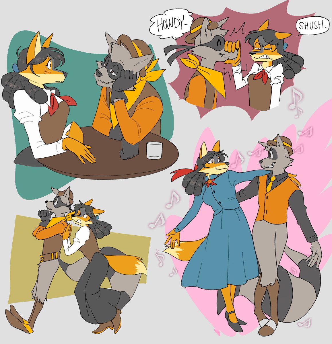 BeeBeeRock's tweet image. Oh don't mind me...just more Sly Cooper OC doodles. 🫣
#slycooper #slycooperfanart #sly4