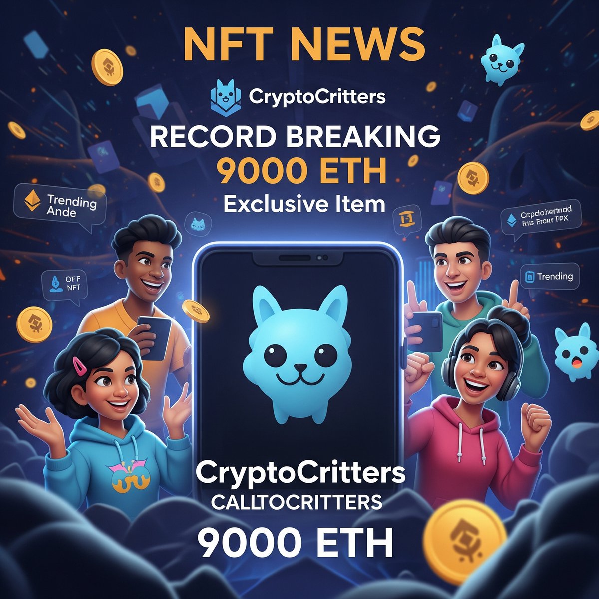 CriptoXRadar's tweet photo. PAREM TUDO! 🤯 NFTs são MAIS RELEVANTES que nunca! 🚀 Não é só hype: em 2025, eles dominam GameFi (itens com valor real), Moda de Luxo (autenticidade e exclusividade) e Música (poder aos fãs). É sobre utilidade e interação. O futuro é tokenizado e já começou! #NFTs #Web3 https://t.co/vlX3iqUAER