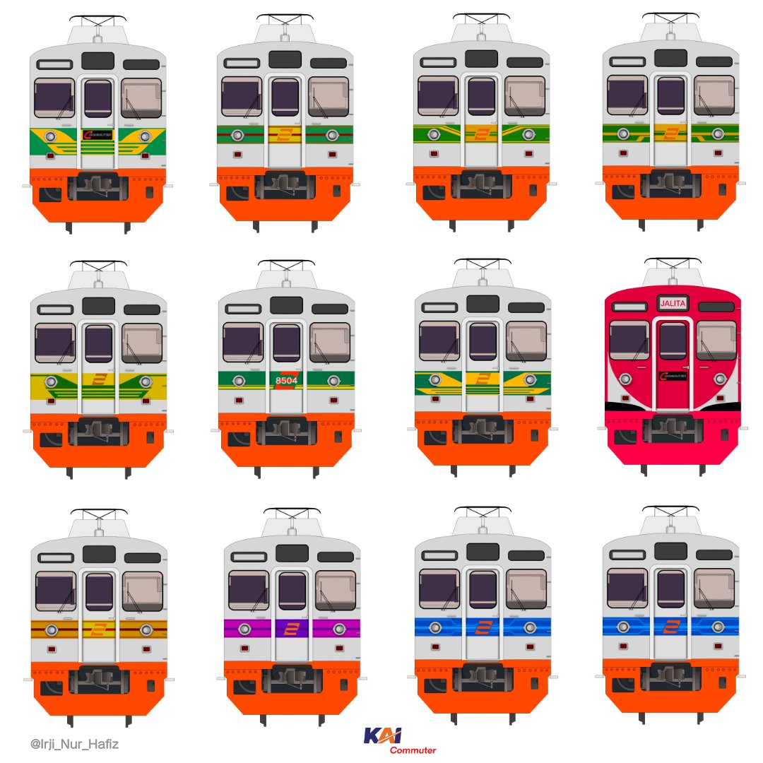 NurIrji's tweet photo. Tokyu 8500 All in livery Divisi Jabotabek Tahun 2008-2011 Penuh dengan warna-warni https://t.co/czbjJic0YR