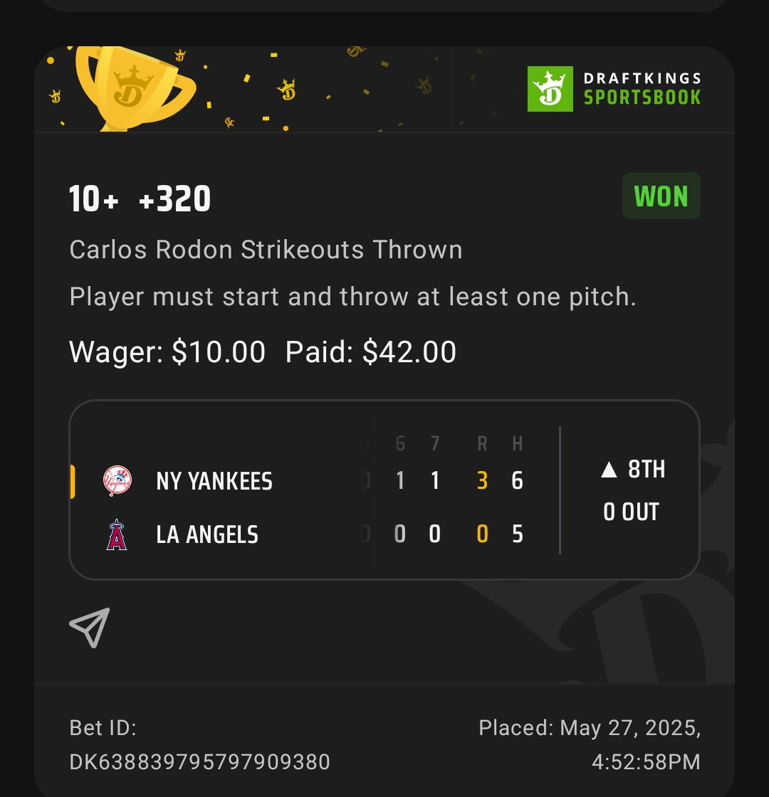 R u not entertained? 🧹🧹🧹

That's now 16W in a row and 20W-2L the last 22 w/ 4 losing days this month! #EnoughSaid

#TheBalkingDead is The Best #MLB PropShow on God's 💚 🌎

A's TTU3.5-154 🤑
#BuiltForThis

Bradley 6+/+105🤑
#RaysUp

Rodon 8+/-115🤑
#RepBx 🎯 throw 10+/+320💰