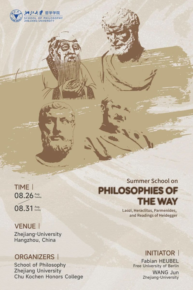 KarlKraatz's tweet image. Summer School at Zhejiang-University in China:
How to Apply: Interested students from international universities should send their applications to Prof. Fabian HEUBEL (heubel@gate.sinica.edu.tw) by June 20, 2025; please feel free to share / contact me.