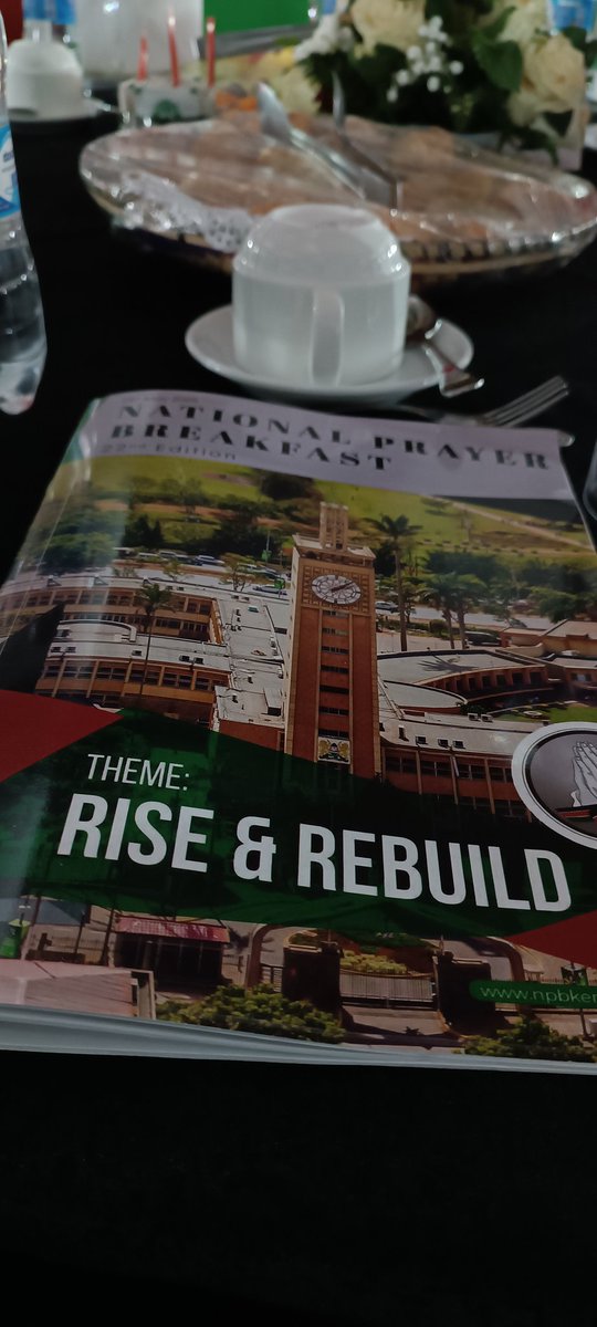 Top of the morning,Guests are streaming in at #SafariPark for the 22nd Edition of the #National Prayer Breakfast. The theme #RiseandRebuild is really apt!!

This is a check in, Goodmorning...