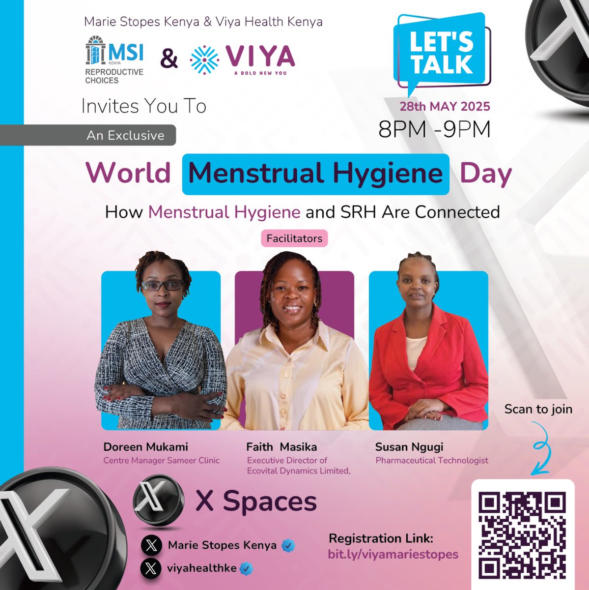 Marie Stopes Kenya (@mariestopeske) on Twitter photo Join us today as we discuss and celebrate World Menstrual Hygiene in collaboration with <a href="/viyahealthke/">viyahealthke</a> x.com/i/spaces/1MYxN… Join us today as we discuss and celebrate World Menstrual Hygiene in collaboration with <a href="/viyahealthke/">viyahealthke</a> x.com/i/spaces/1MYxN…