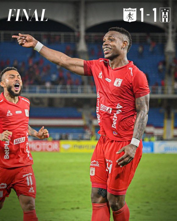 “Que paridera”…
Pero tu Rojazzo avanza a Zona de repechaje.
Jean Pestaña logró empatar 1x1 con Racing.
<a href="/AmericadeCali/">América de Cali</a>