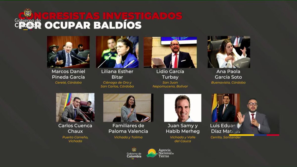 ¡Qué descaro! Mientras el pueblo lucha por un pedazo de tierra, congresistas se robaban baldíos como si nada. Esto no fue un error, fue saqueo… ¿Y el "peligro" era que Petro expropiara?
