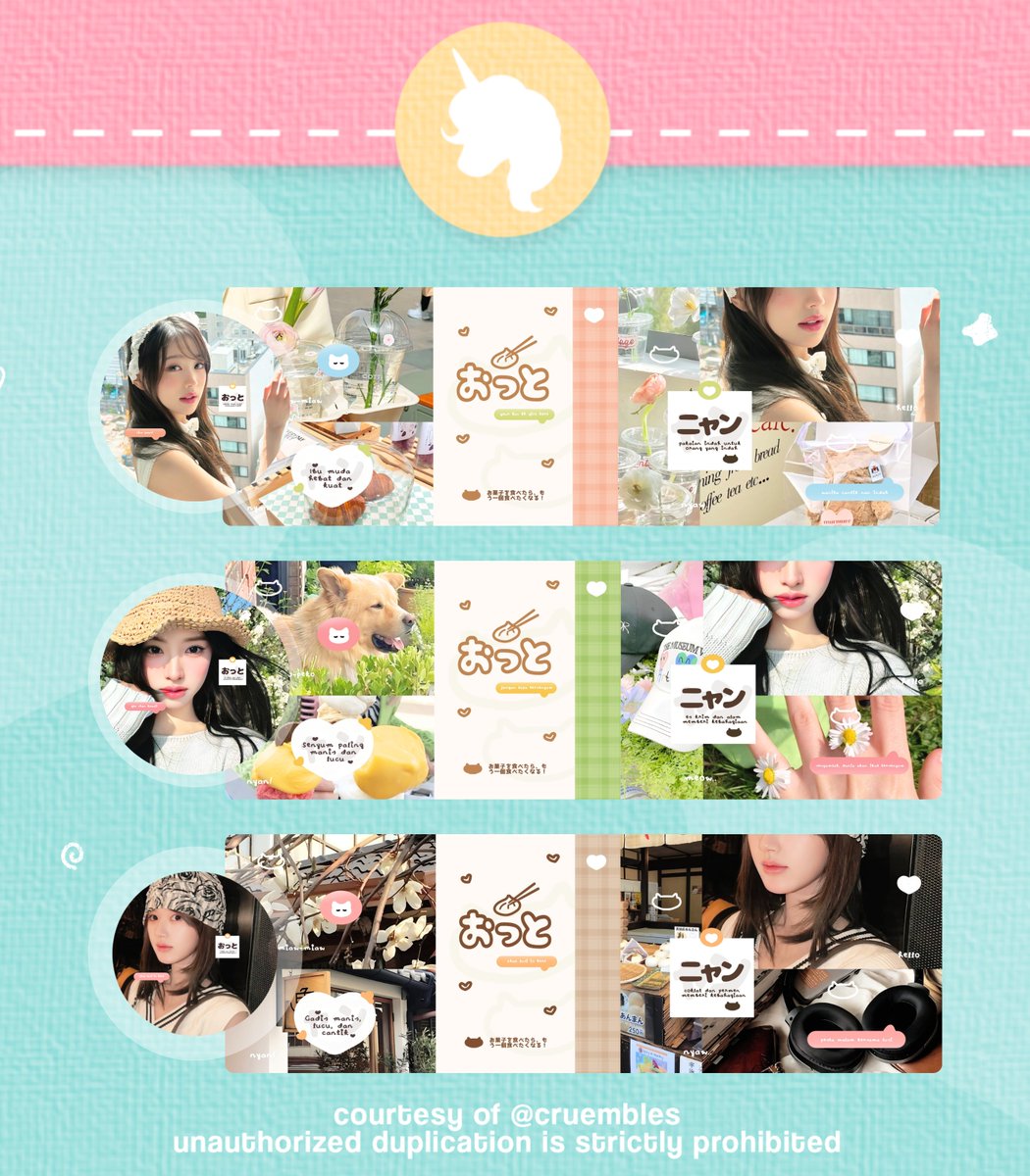 help rt / repost 🌵 thank u

haloooo____< dalam rangka perayaan #800PaiDipanggang (<a href="/vgiolin/">Piyo ᡣ𐭩 ༘</a> <a href="/outjfit/">ؘ</a> <a href="/miushiin/">⋆𐙚₊˚⊹♡</a>), ada 4 FREE LAYOUT BY REQ 'dimcumi' yang bisa diklaim by dm @ 20.05 wib 🌳🌸🌈🌊

scroll down for more information 🐈
#zonauang #zonajajan