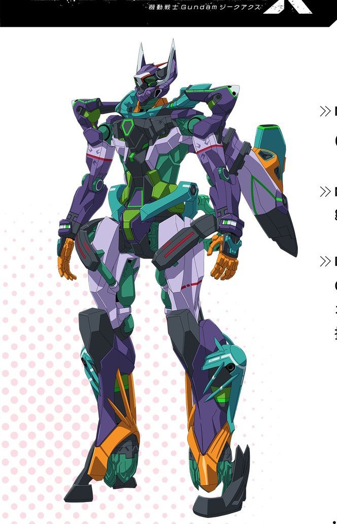 Even though that new Gundam does use the Eva 1 color palette, I like that the extra bit of light purple and the overall colour distribution does give it a unique identity

Also I fw the Anubis vibes so hard tbh