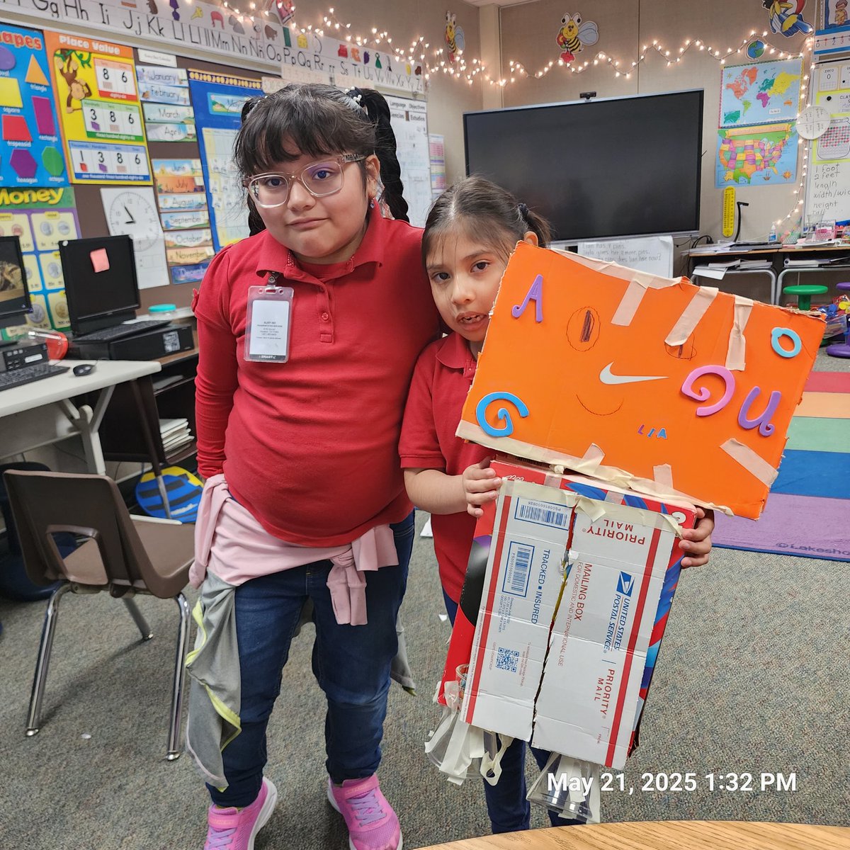 Carmen Guardia (@carmenguardia66) on Twitter photo My 2nd-grade students are proudly displaying their final project of creating a toy robot using recycled objects.<a href="/CarmenGuardia66/">Carmen Guardia</a> <a href="/AliefScience/">Alief Science</a> <a href="/heatherturner70/">Heather Turner</a> <a href="/Martin_Mustangs/">Martin Elementary</a> <a href="/mslazo2/">Ms. Lazo, M.Ed</a> <a href="/msvillafuerte_/">Ms.Villafuerte</a> My 2nd-grade students are proudly displaying their final project of creating a toy robot using recycled objects.<a href="/CarmenGuardia66/">Carmen Guardia</a> <a href="/AliefScience/">Alief Science</a> <a href="/heatherturner70/">Heather Turner</a> <a href="/Martin_Mustangs/">Martin Elementary</a> <a href="/mslazo2/">Ms. Lazo, M.Ed</a> <a href="/msvillafuerte_/">Ms.Villafuerte</a>