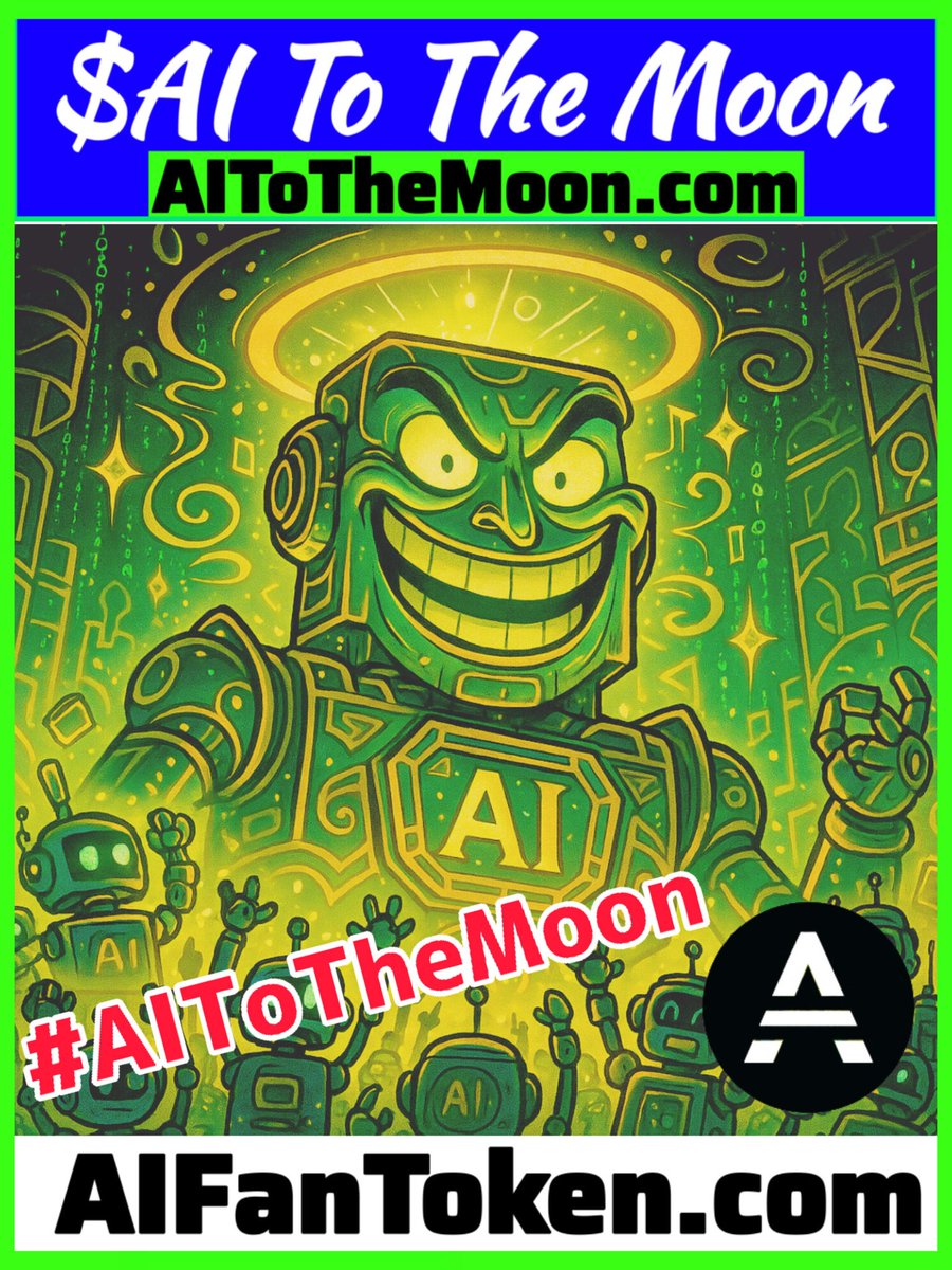 _deepseek's tweet photo. Decentralized minds.
One mission.

🧠🌕 $AI To The Moon 🌕🧠

#AIToTheMoon #AI #ArtificialIntelligence
 #memecoin #memecoins #meme #aiagents #xai #memetoken https://t.co/CZbxNc3fFM