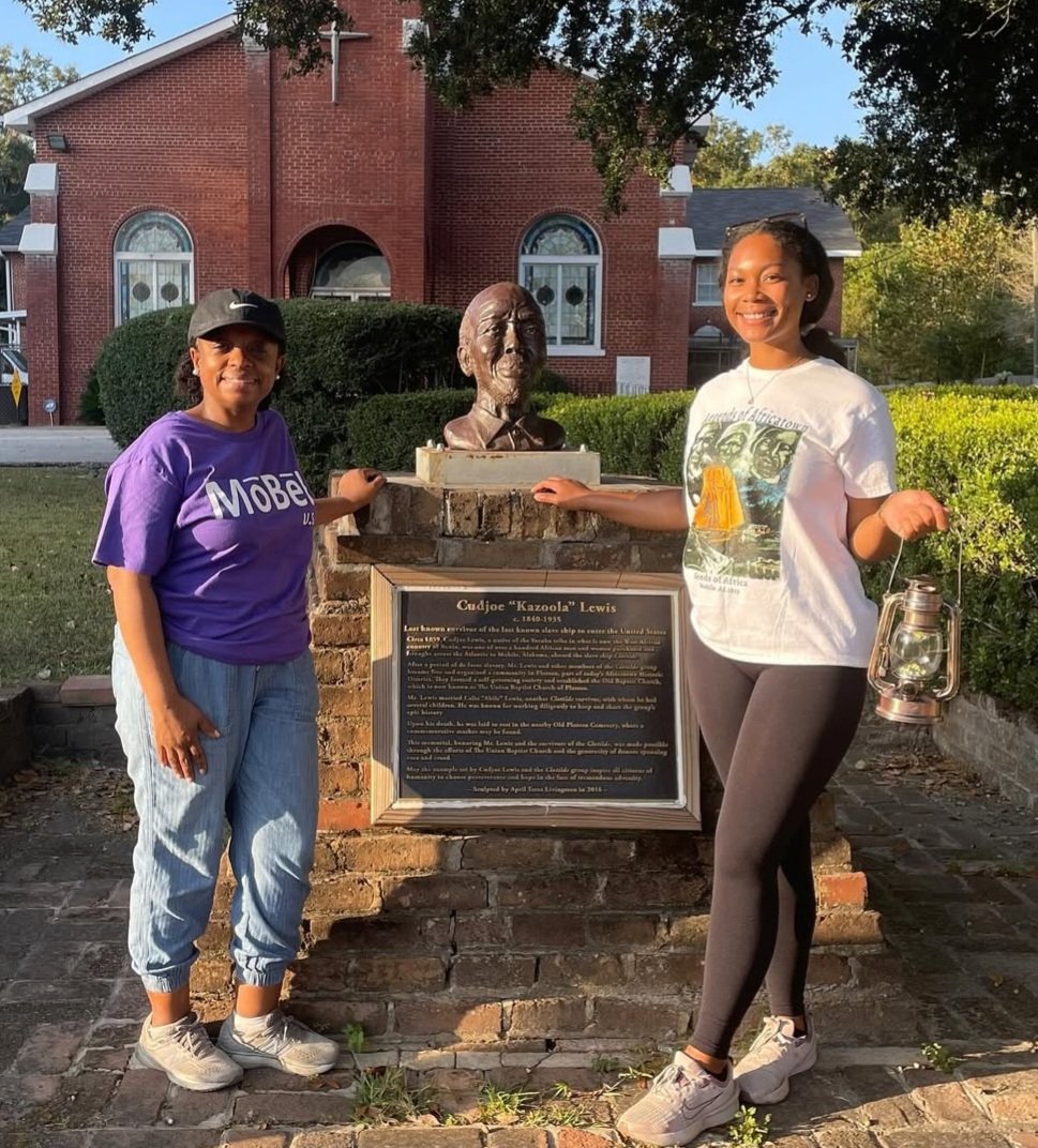 MōBēL! USA AFRICATOWN VIEW

#mobelusa #clotilda #families #story #cnn #historic #brand #logo #mobilealabama #apparel #welcomecenter #museum