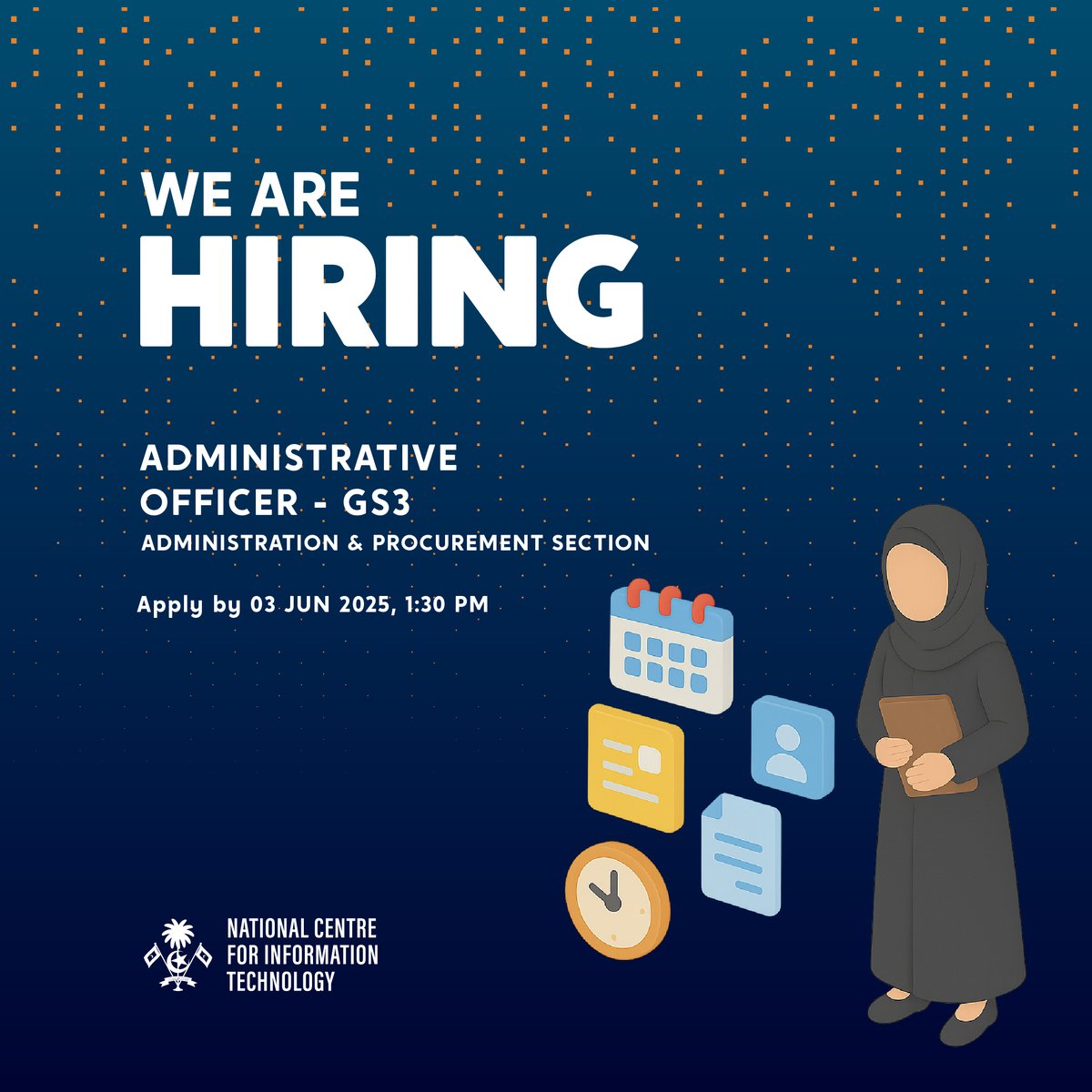 NCIT is on the lookout for skilled and passionate individuals to join our team.
Find more details in the links below.
gazette.gov.mv/iulaan/343392