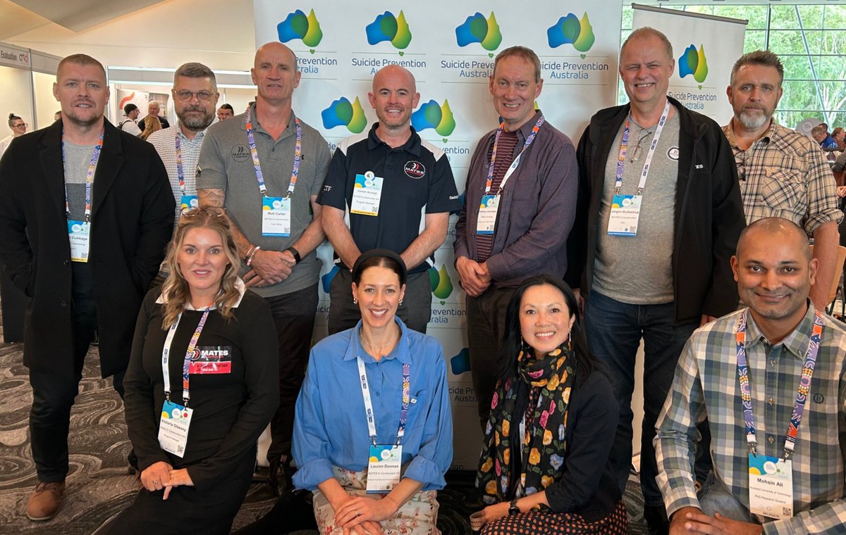 A huge thanks to everyone who came and said g’day to the MATES team at the National Suicide Prevention Conference in Perth!

Every conversation, connection and collaboration helps drive change – and we’re proud to be part of that movement.