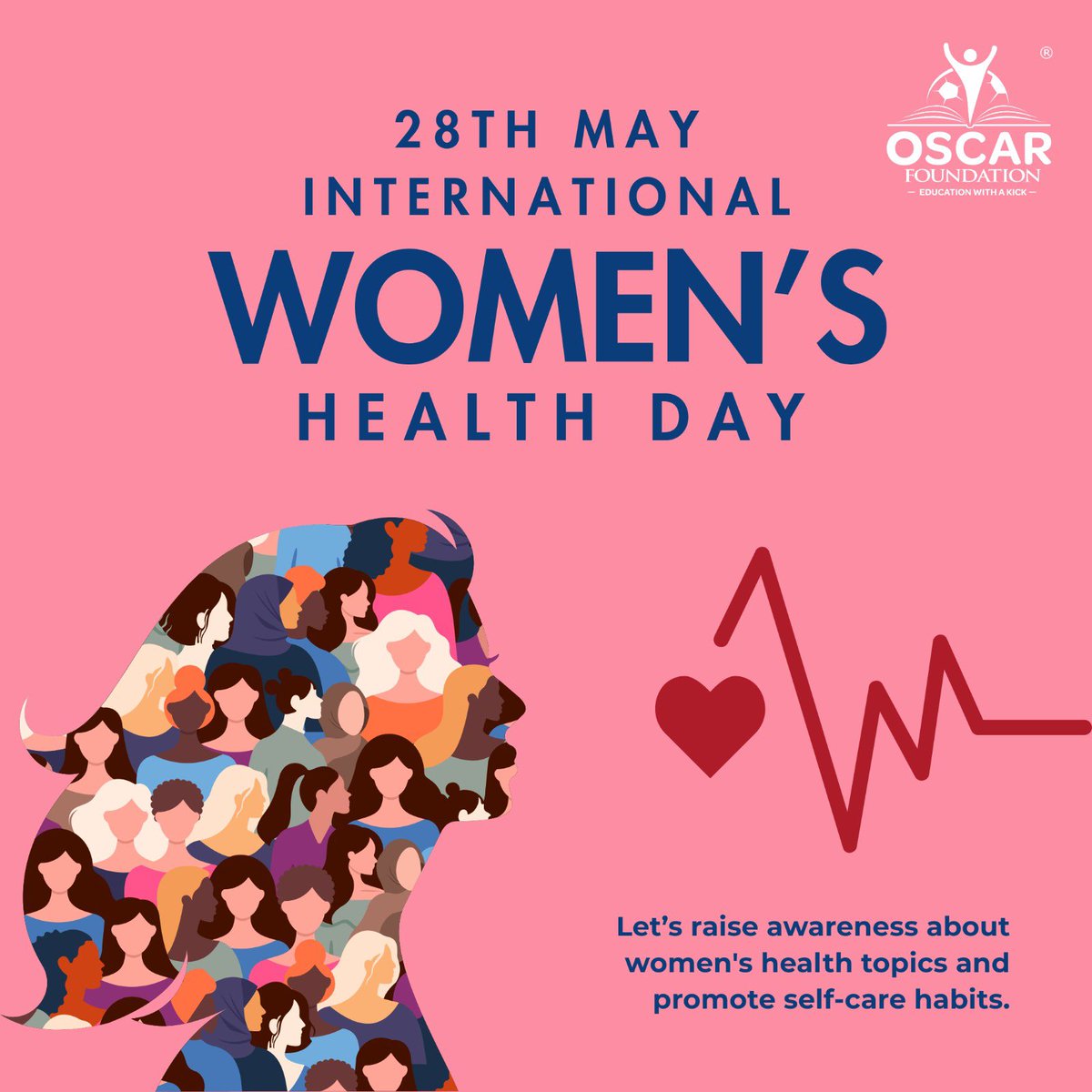 Happy International Women’s Health Day! 🌸
At OSCAR, we believe that **sport is a powerful path to better health, confidence, and equality**. Through football and life skills, we empower girls to stay active, informed, and strong — on and off the field. ⚽💪

#WomensHealthDay