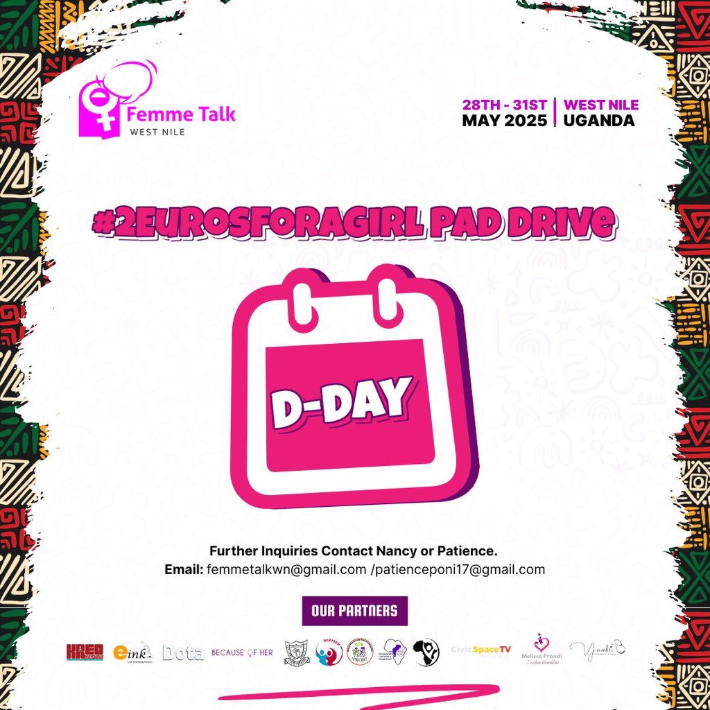 Assorted Trends Africa (@assortedafrica) on Twitter photo This #MenstrualHygieneDay, we’re teaming up with <a href="/femmetalk_WN/">Femme Talk_WestNile</a> and other partners to raise awareness about #PeriodPoverty, distribute sanitary products, and reach communities across 3 districts from May 28–31. Together, we’re breaking the silence and dignity. #MHDay2025 This #MenstrualHygieneDay, we’re teaming up with <a href="/femmetalk_WN/">Femme Talk_WestNile</a> and other partners to raise awareness about #PeriodPoverty, distribute sanitary products, and reach communities across 3 districts from May 28–31. Together, we’re breaking the silence and dignity. #MHDay2025