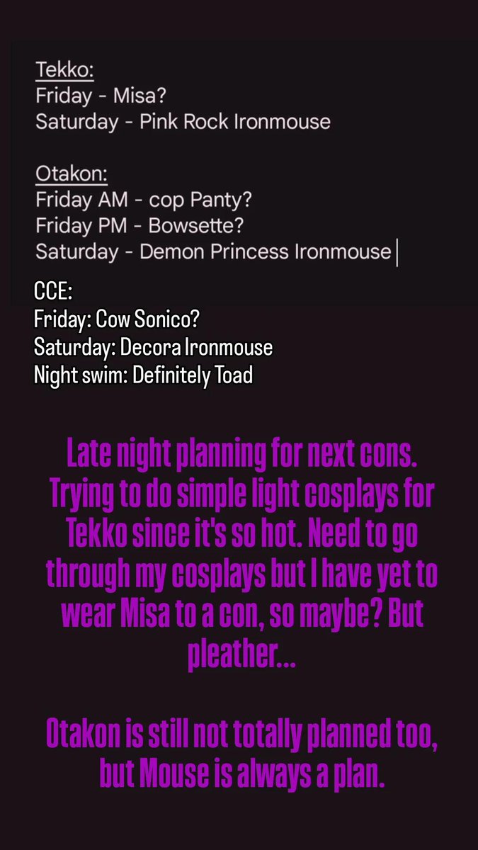 Just late night brain storming