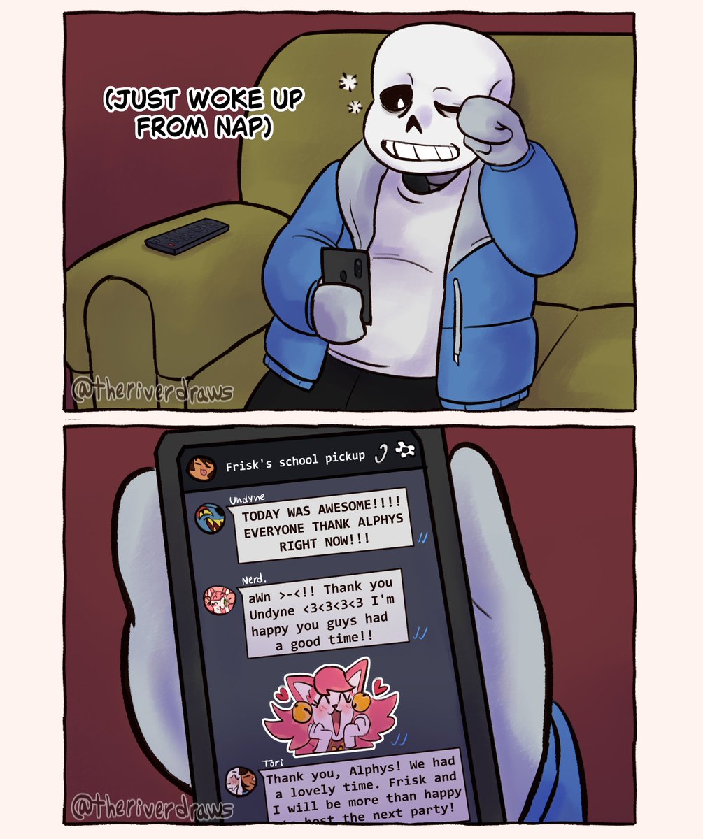 theriverdraws's tweet image. #undertale love you guyss (1/3)