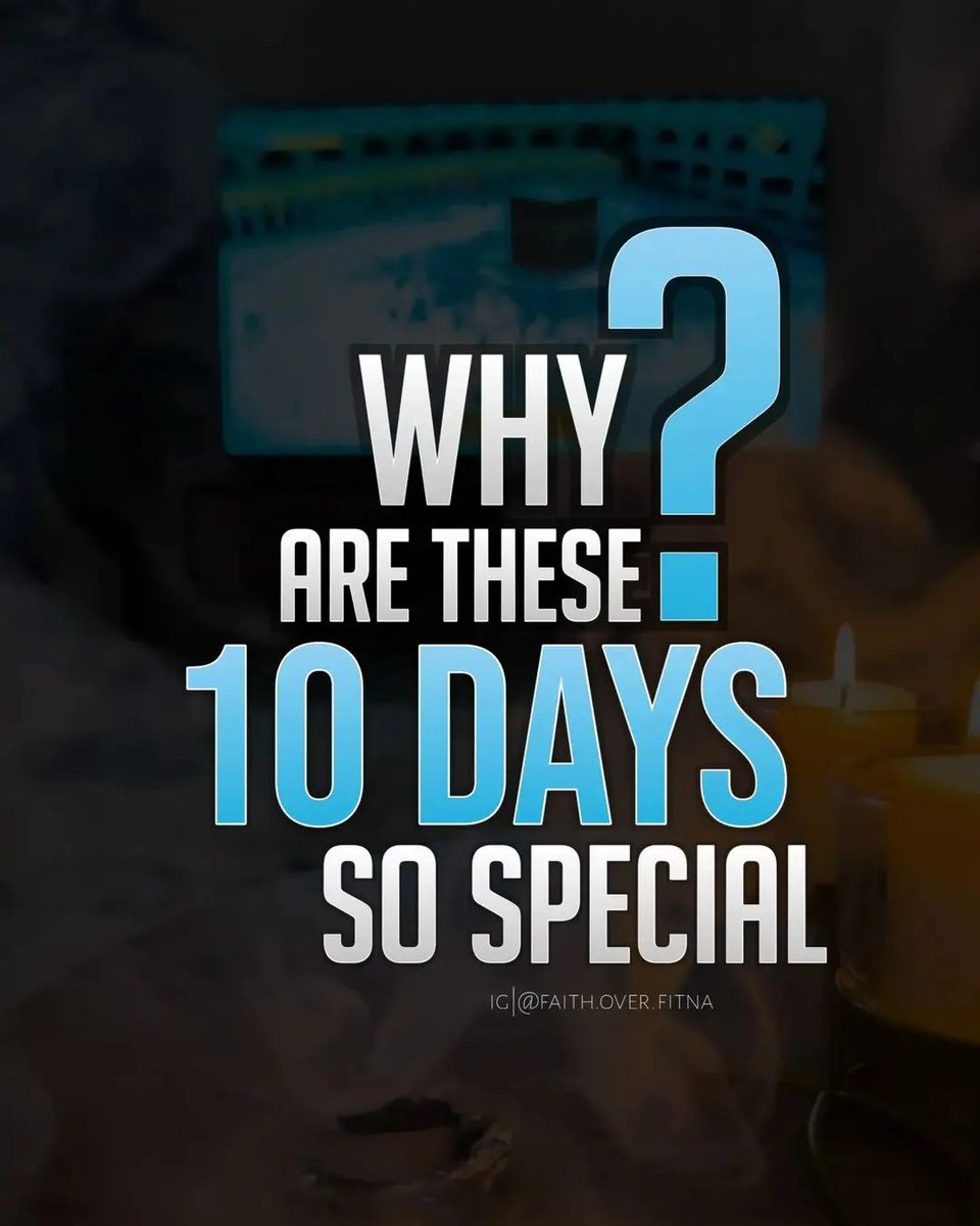 Why are These Ten Days So Special?

THREAD