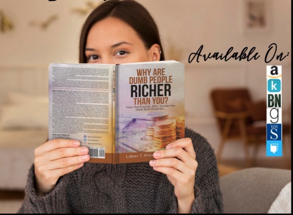 Laban T. M’mbololo, Esq. (@inspiredbylaban) on Twitter photo YW Amanda/Lisa-Marie
Why Are Dumb People RICHER Than You? $3.99 on Kindle💰💎📈🧠🚀🤑
amazon.com/Why-Dumb-Peopl…
⭐️⭐️⭐️⭐️⭐️ Dives into the Psychology of Wealth & Secrets that the Rich Know & Most People Don’t.
#LifeHackSeries #getoutofdebt #PoorNoMore
🔗 <a href="/impoliticpolit/">Hope Fields, JD.</a> <a href="/Wrix2/">W. Rix Victory II</a> YW Amanda/Lisa-Marie
Why Are Dumb People RICHER Than You? $3.99 on Kindle💰💎📈🧠🚀🤑
amazon.com/Why-Dumb-Peopl…
⭐️⭐️⭐️⭐️⭐️ Dives into the Psychology of Wealth & Secrets that the Rich Know & Most People Don’t.
#LifeHackSeries #getoutofdebt #PoorNoMore
🔗 <a href="/impoliticpolit/">Hope Fields, JD.</a> <a href="/Wrix2/">W. Rix Victory II</a>