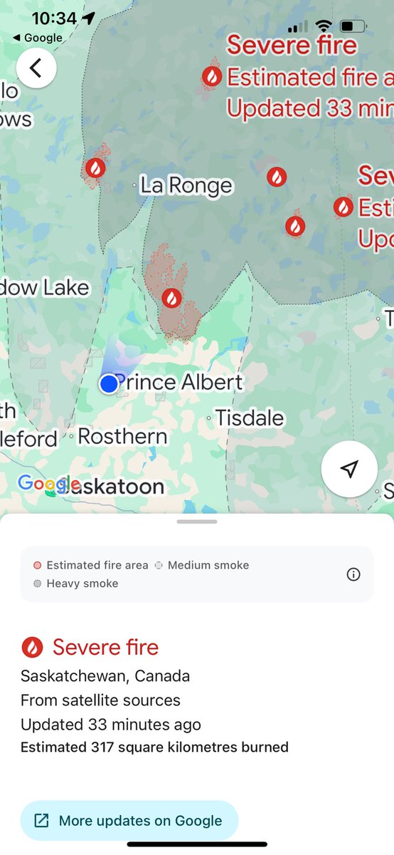 rogerapage's tweet image. Please stay safe my peeps ! #Sask #FireWatch