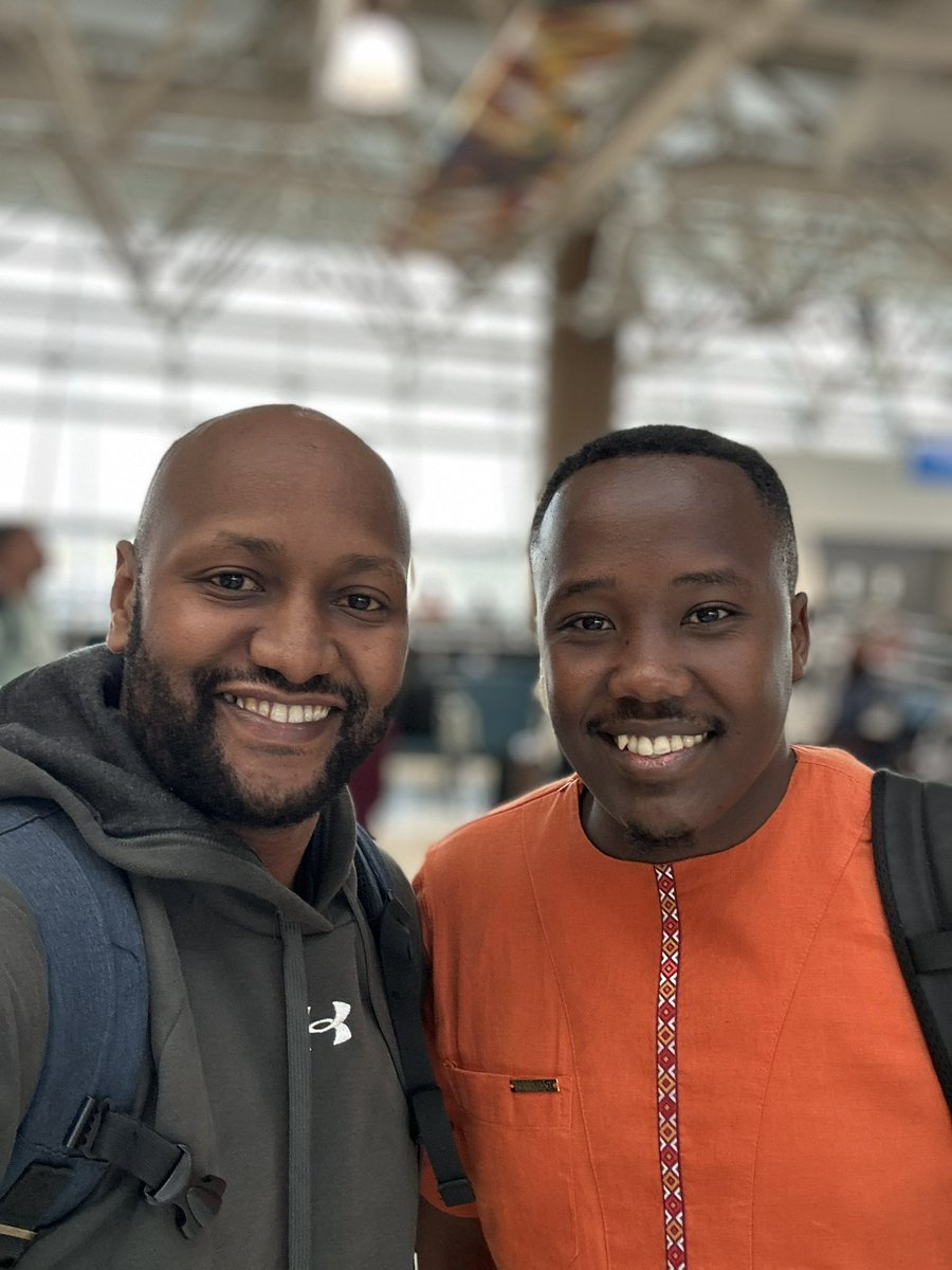 Hii imeanza kuwa ya moto sana, nimetua kwa kishindo Addis 📍naelekea Accra - Ghana 🇬🇭.

Nimekutana na ndugu yangu kutoka Burundi <a href="/gatareee/">Gatare</a> 

#SSAGDGSummit25