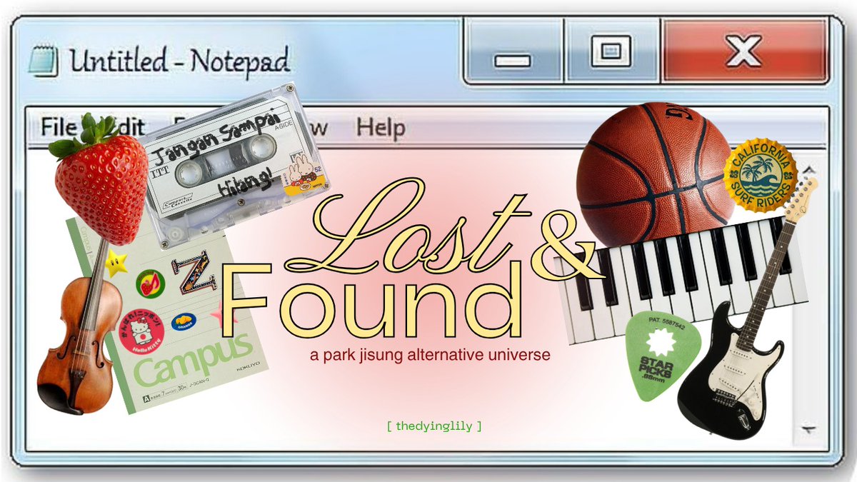 lost &amp; found,
a park jisung au

by thedyinglily