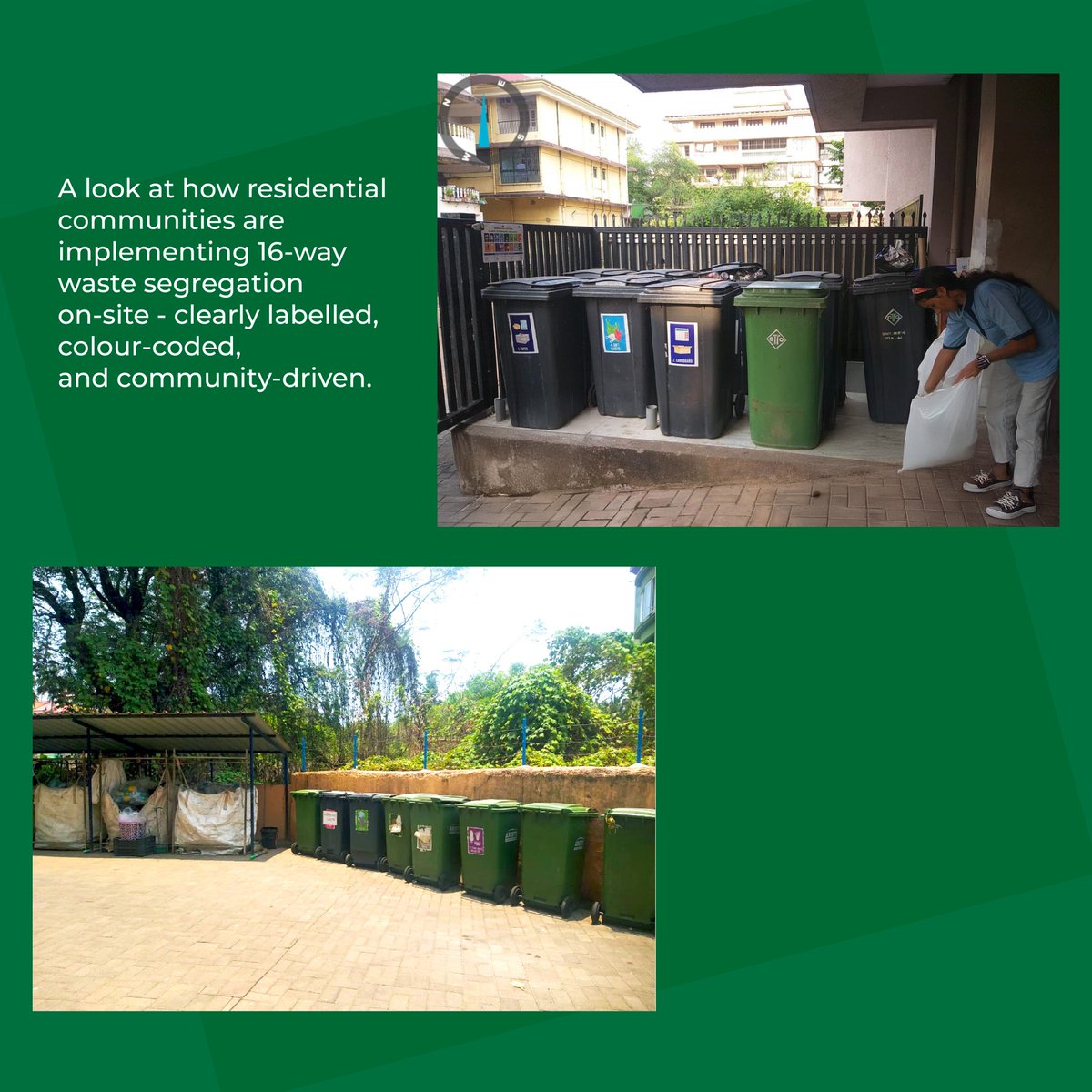 ImaginePanaji's tweet image. 🟢 Bringing Every Colony into the 16-Way Segregation System ♻️

We invite all RWAs, housing societies, and citizens to adopt the 16-way system and join us in building a cleaner, healthier Panaji. 🌱

#SmartCityPanaji #WasteManagement #CleanGoa