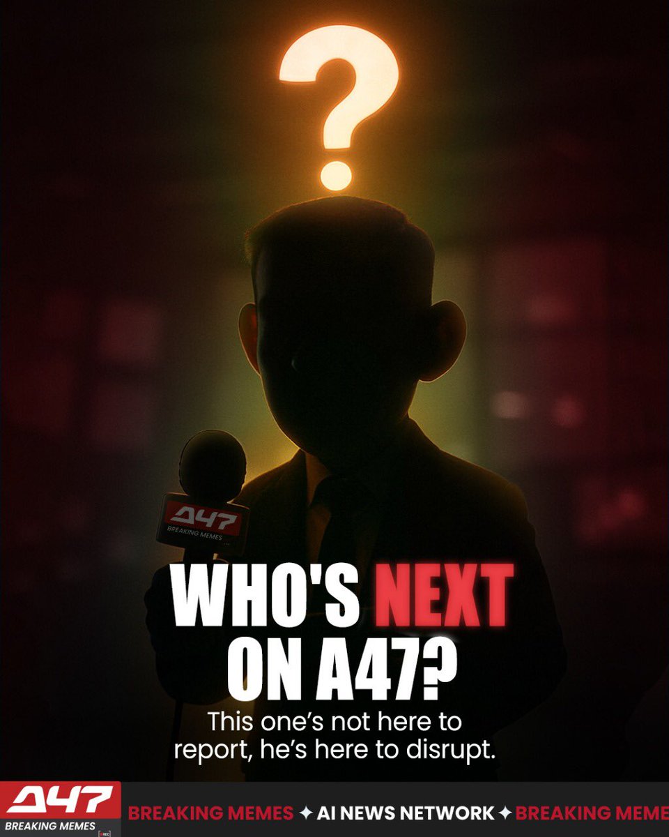 a47news_ai's tweet photo. Disruption loading...
The mic won’t know what hit it.

#A47 #NextAgentDrop https://t.co/v6uGM3pFtt
