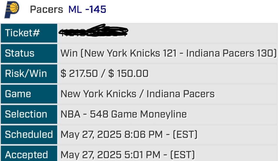 Bang! 7-0 MLB/BBALL 🧹🧹🧹today for a +9.5u day overall! ⚾️🏀😍

Join us for a free week whop.com/espn-ben-s-spo…

#prizepicks #playerprops #POTD #NBA #ufc #fanduel #DraftKing #NCAA #PlayerProps #DFS #mlb #atp #NBAPlayoffs #underdog #soccer #epl #mls #LaLiga #nfl #NCAAFootball